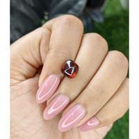 3.60 Ct. Red Cabochon Rhodolite Garnet from Ceylon (Sri Lanka) Life Style