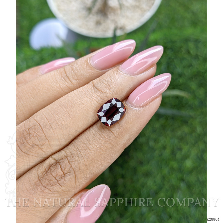 3.65 Ct. Reddish Brown Garnet from Ceylon (Sri Lanka)