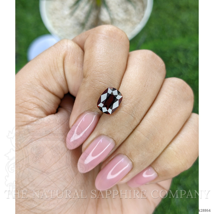 3.65 Ct. Reddish Brown Garnet from Ceylon (Sri Lanka)