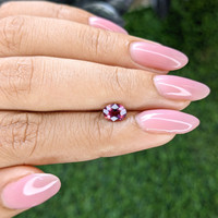 0.89 Ct. Purplish Pink Spinel from Ceylon (Sri Lanka) Life Style