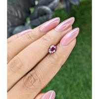 0.89 Ct. Purplish Pink Spinel from Ceylon (Sri Lanka) Life Style
