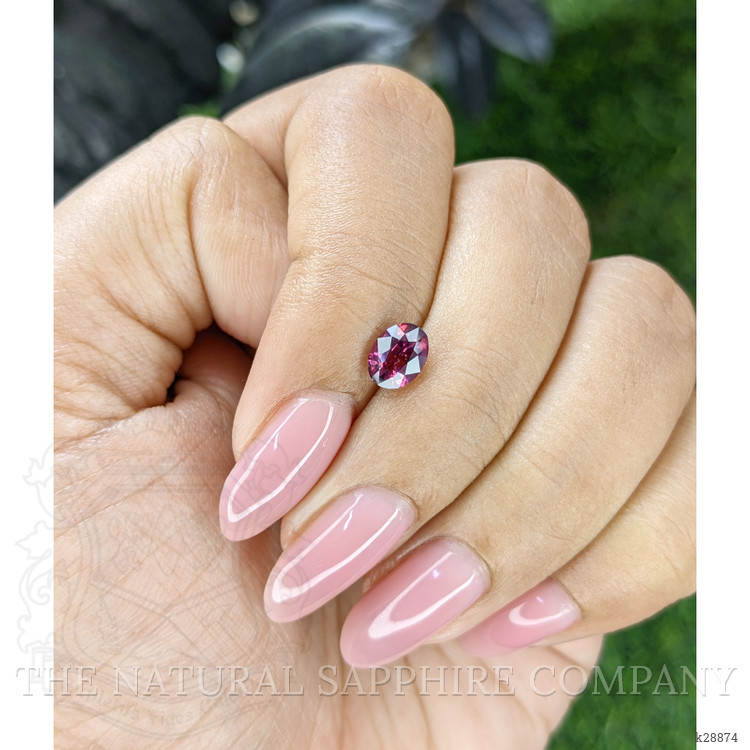 0.89 Ct. Purplish Pink Spinel from Ceylon (Sri Lanka)