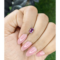 0.74 Ct. Pinkish Purple Spinel from Ceylon (Sri Lanka) Life Style