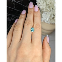 1.87 Ct. Bluish Green Paraiba Tourmaline from Mozambique Life Style