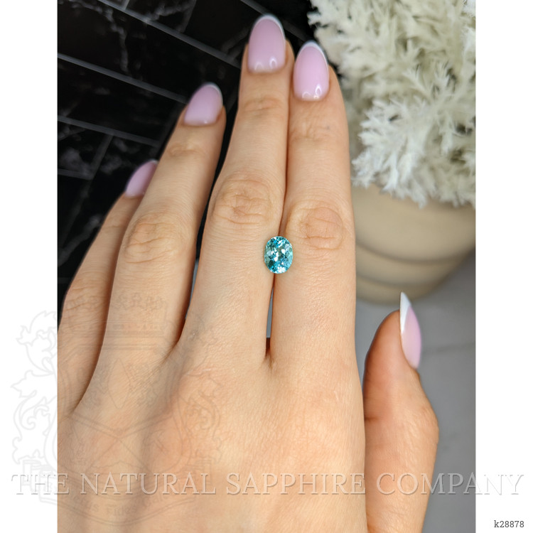 1.87 Ct. Bluish Green Paraiba Tourmaline from Mozambique