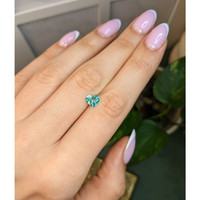 0.92 Ct. Bluish Green Paraiba Tourmaline from Mozambique Life Style