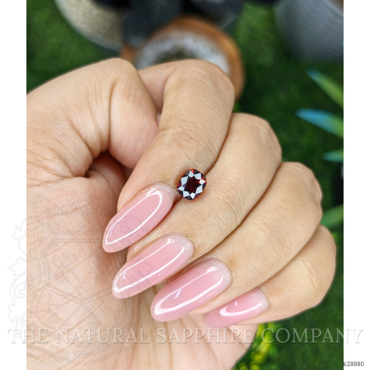 1.32 Ct. Red Garnet from Ceylon (Sri Lanka)