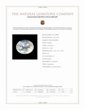 13.88 Ct. Rainbow Moonstone from Madagascar Scan Report