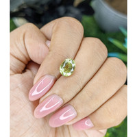 3.08 Ct. Yellowish Green Chrysoberyl from Tanzania Life Style