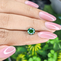 1.55 Ct. Tsavorite Garnet from Tanzania Life Style