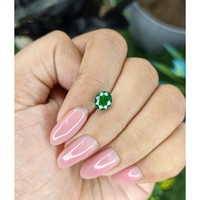 1.55 Ct. Tsavorite Garnet from Tanzania Life Style
