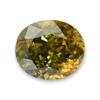 11.69 Ct. Brownish Yellow Zircon from Ceylon (Sri Lanka) Video