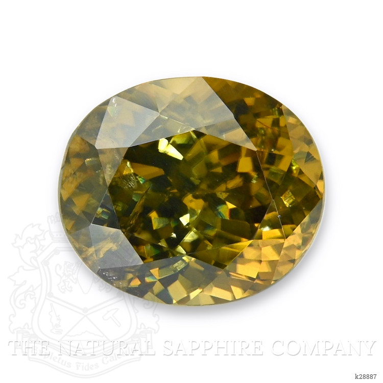 11.69 Ct. Brownish Yellow Zircon from Ceylon (Sri Lanka)