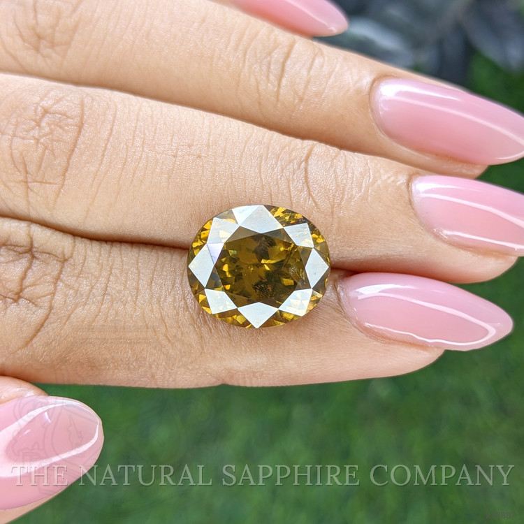 11.69 Ct. Brownish Yellow Zircon from Ceylon (Sri Lanka)