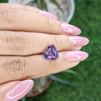2.62 Ct. Pinkish Purple Amethyst from Ceylon (Sri Lanka) Life Style