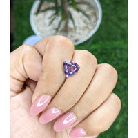 2.62 Ct. Pinkish Purple Amethyst from Ceylon (Sri Lanka) Life Style