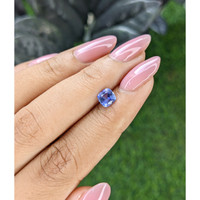 0.80 Ct. Violetish Blue Tanzanite from Tanzania Life Style