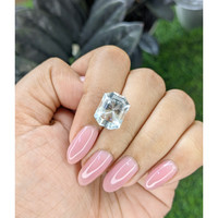 6.77 Ct. Blue Aquamarine from Ceylon (Sri Lanka) Life Style