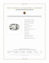 2.65 Ct. White Cabochon Rutilated Quartz from Ceylon (Sri Lanka) Scan Report