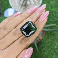 36.95 Ct. Green Tourmaline from Ceylon (Sri Lanka) Life Style