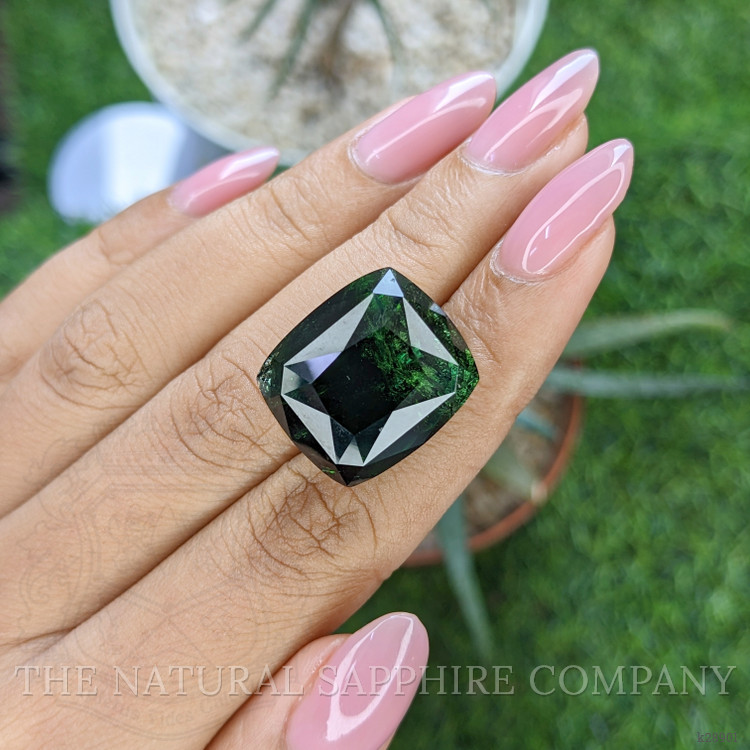 36.95 Ct. Green Tourmaline from Ceylon (Sri Lanka)