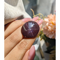 47.30 Ct. Pinkish Purple Star Garnet from Ceylon (Sri Lanka) Life Style