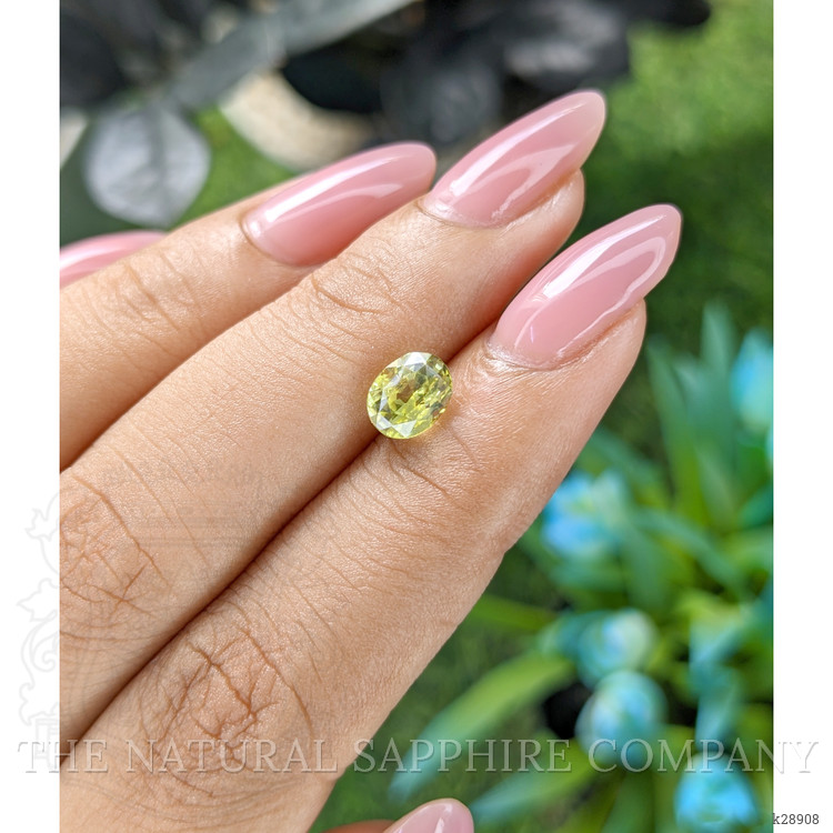 1.55 Ct. Yellowish Green Chrysoberyl from Tanzania