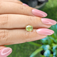 1.55 Ct. Yellowish Green Chrysoberyl from Tanzania Life Style
