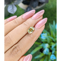 1.60 Ct. Greenish Yellow Chrysoberyl from Tanzania Life Style