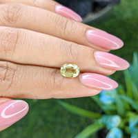 1.60 Ct. Greenish Yellow Chrysoberyl from Tanzania Life Style