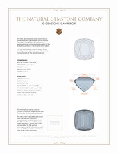 18.87 Ct. Tourmaline from Brazil 3 D Scan Report