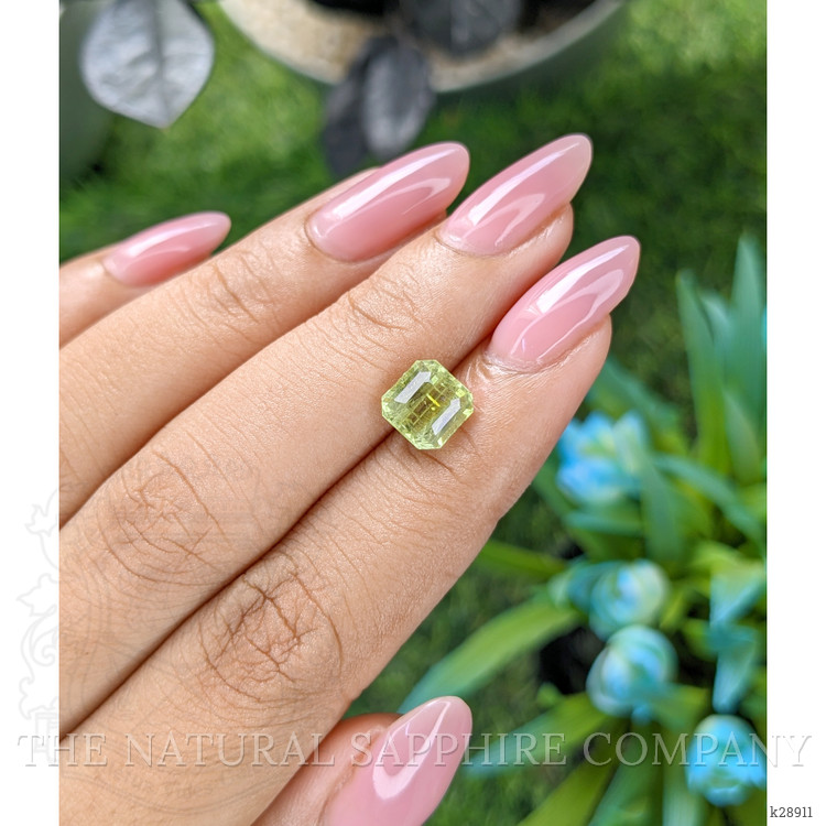 2.82 Ct. Yellowish Green Chrysoberyl from Tanzania