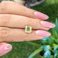 2.82 Ct. Yellowish Green Chrysoberyl from Tanzania Life Style
