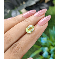 3.03 Ct. Yellowish Green Chrysoberyl from Tanzania Life Style