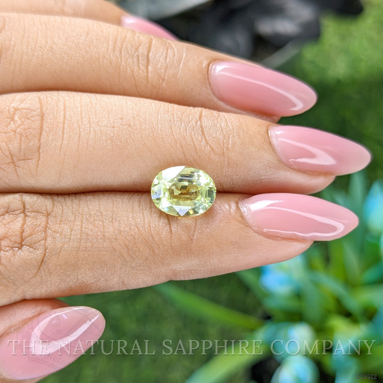 3.03 Ct. Yellowish Green Chrysoberyl from Tanzania