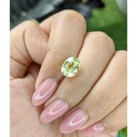3.03 Ct. Yellowish Green Chrysoberyl from Tanzania Life Style