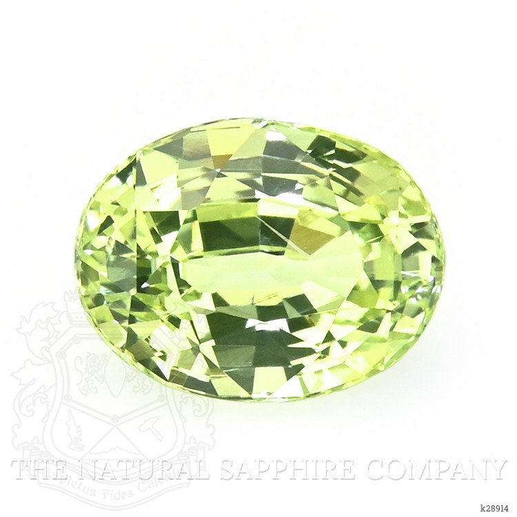 3.16 Ct. Yellowish Green Chrysoberyl from Tanzania