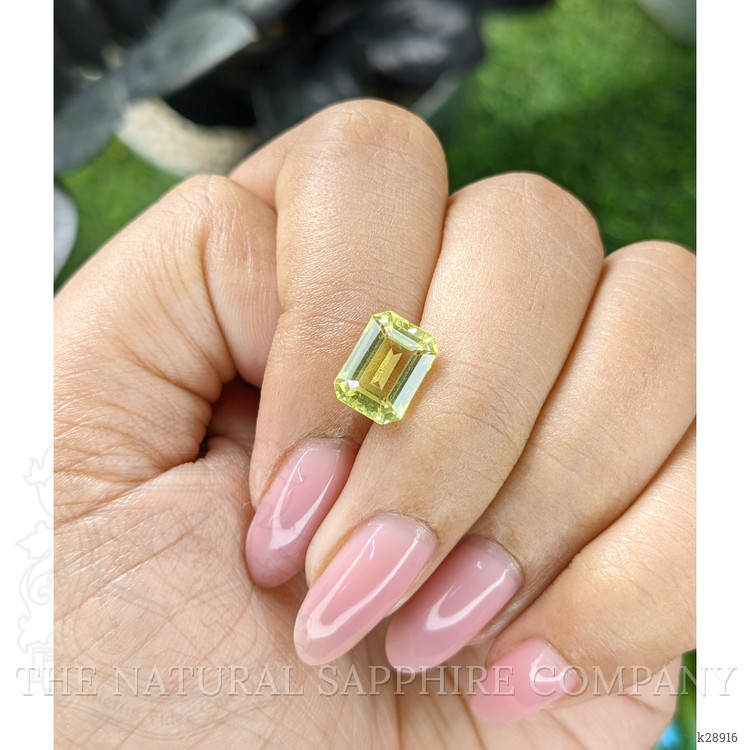 3.32 Ct. Yellowish Green Chrysoberyl from Tanzania