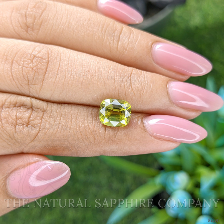 3.43 Ct. Yellowish Green Chrysoberyl from Tanzania