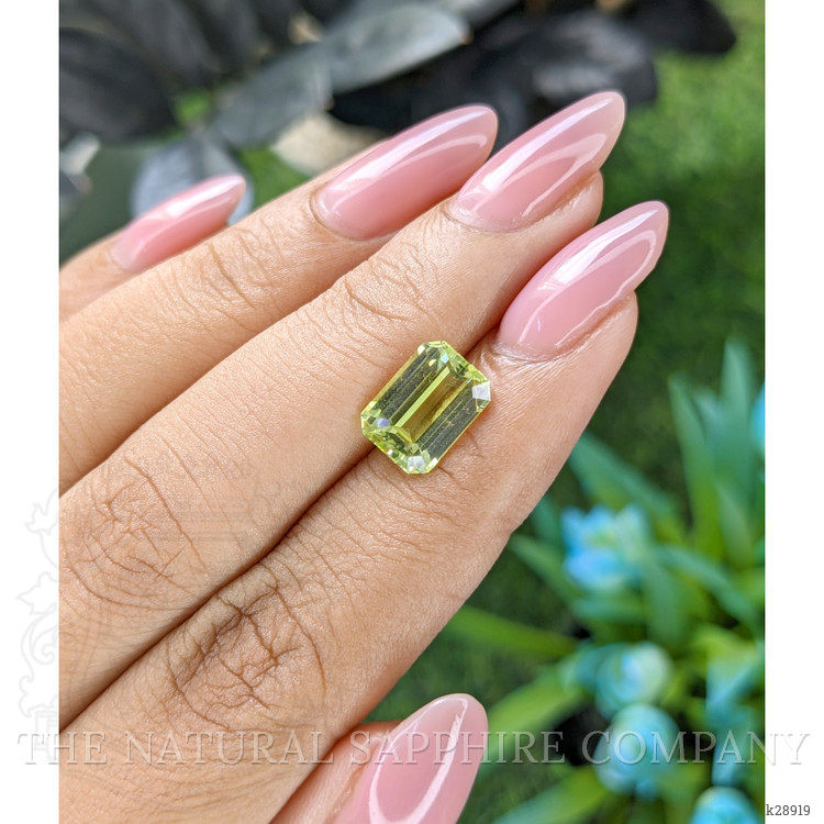 3.65 Ct. Yellowish Green Chrysoberyl from Tanzania