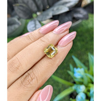4.04 Ct. Greenish Yellow Chrysoberyl from Tanzania Life Style