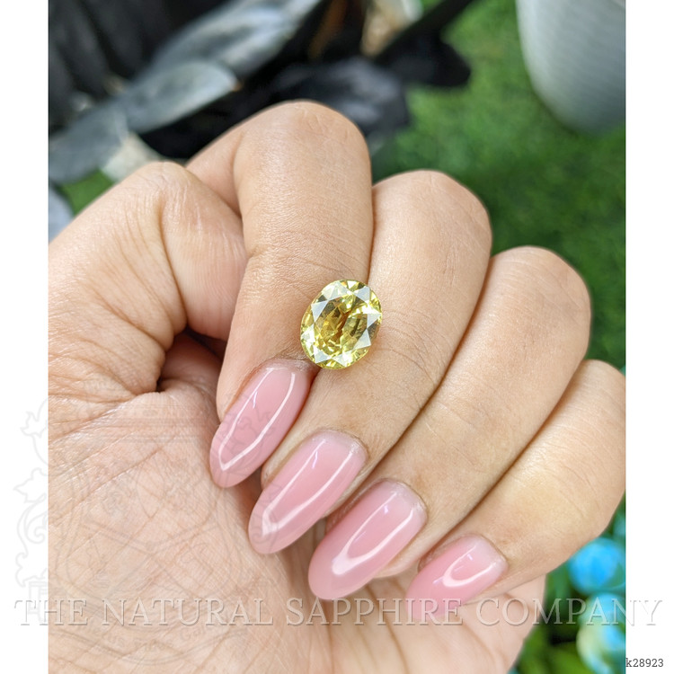 4.11 Ct. Greenish Yellow Chrysoberyl from Tanzania