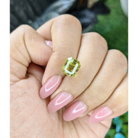 5.05 Ct. Yellowish Green Chrysoberyl from Tanzania Life Style