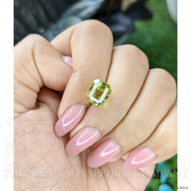 5.05 Ct. Yellowish Green Chrysoberyl from Tanzania