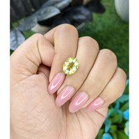 5.08 Ct. Yellowish Green Chrysoberyl from Tanzania Life Style
