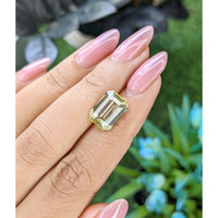 5.43 Ct. Yellowish Green Chrysoberyl from Tanzania Life Style