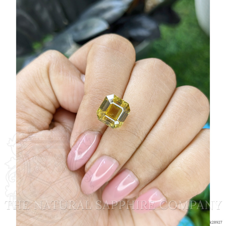 7.15 Ct. Greenish Yellow Chrysoberyl from Tanzania