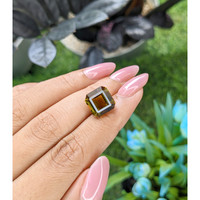 8.92 Ct. Yellowish Green Tourmaline from Tanzania Life Style