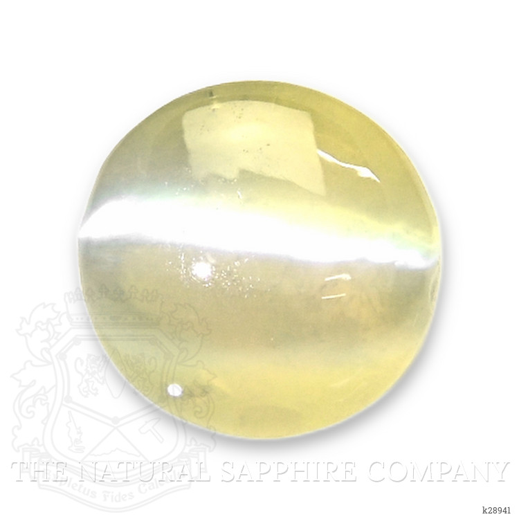 1.03 Ct. Greenish Yellow Cabochon Chrysoberyl from Tanzania