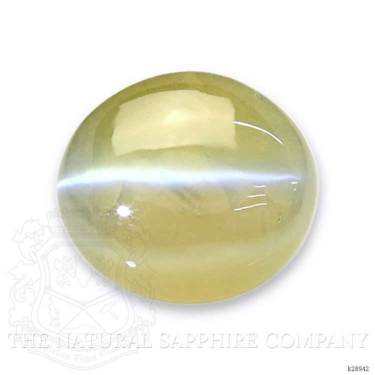 1.30 Ct. Greenish Yellow Cabochon Chrysoberyl from Tanzania